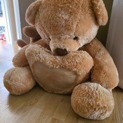 Toddler Size Teddy Bear With I Love You Heart