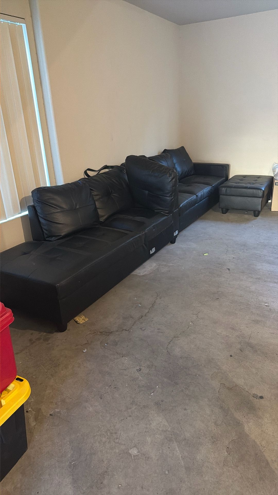 BLACK COUCH. NEEED GONE TODAY