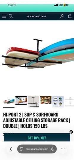 Ceiling Surfboard Storage Rack