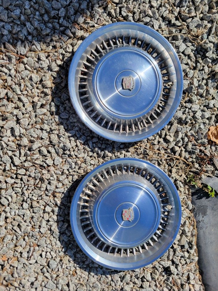 70's Cadillac Hub Caps. 15"