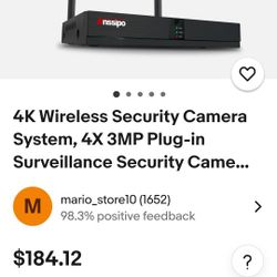 4k Security Camera