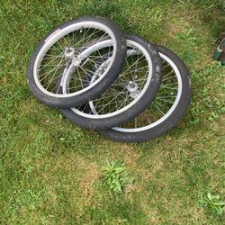 Three(3) 20"x 2.10 Running Stroller Tires/wheels