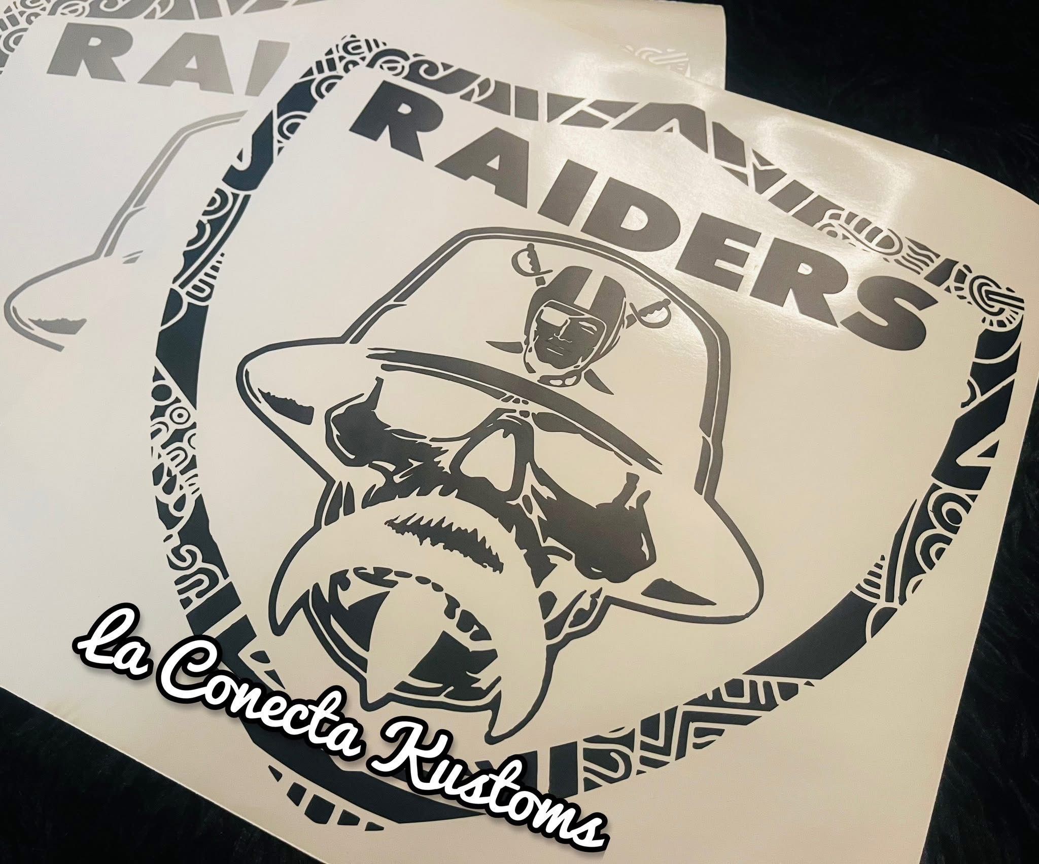 Brand new custom OG Raiders vinyl decal
