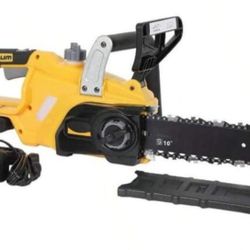 ZEGJAW Cordless Chainsaw 10-Inch Brushless Chain Saw With 20V Rechargeable Batteries And Charger For Wood Cutting Tree Branches Shears Pruning Househo