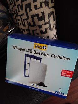 Caja de filtros y pompa de oxígeno $15