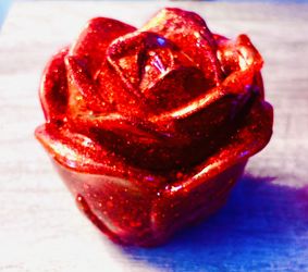 Handmade Red Rose Box With Lid