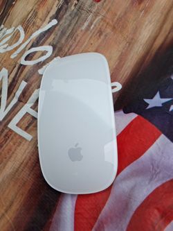 Apple magic mouse, first generation,  wireless Bluetooth.