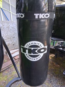 TKO punching bag and stand