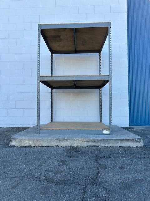 Industrial 3 Tier Racks 48 in W x 48 in D Used Heavy Duty Storage Shelving Stronger Than Homedepot Lowes And Costco Delivery Available