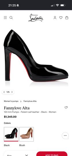 Christian Louboutin patent leather FannyLove Alta