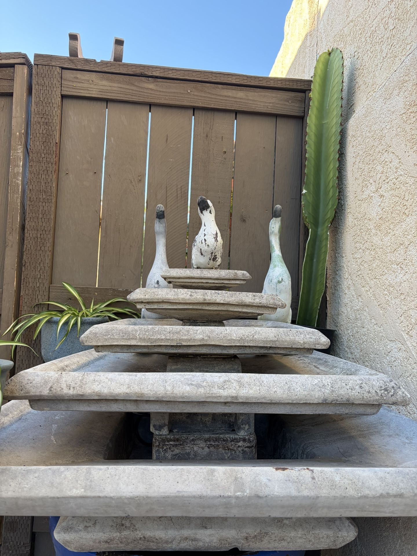 Cement Water Fountain For Only 150 .00