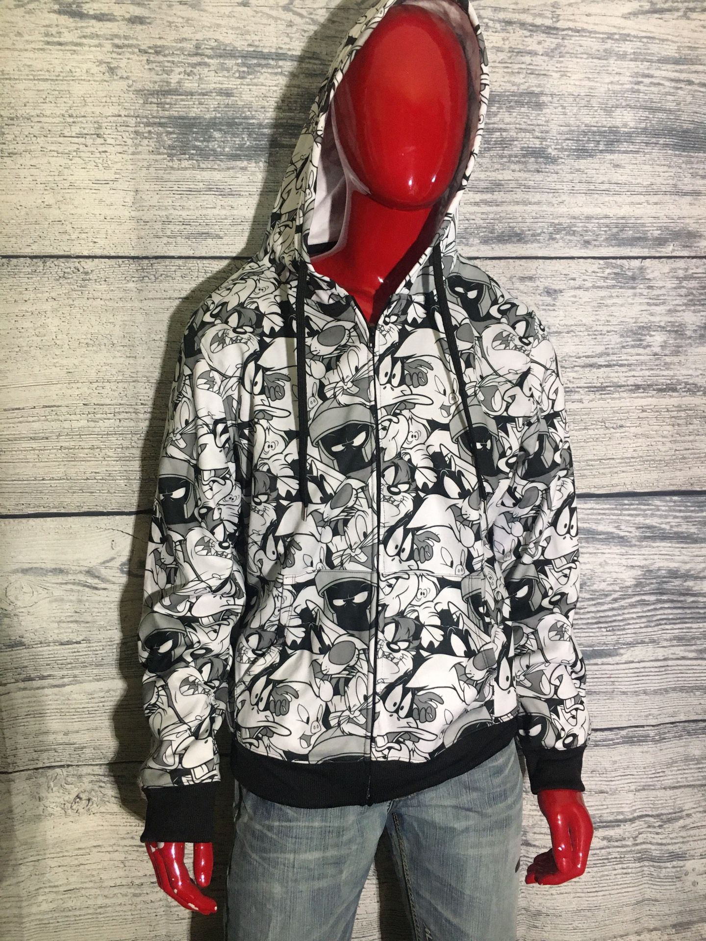 Looney tunes zip up hoody ( y29, shirt pants shoes Jordan’s Nike jacket