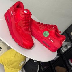 Nike Airmax 90 Red Silver