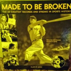 Hardback Book: "MADE TO BE BROKEN: The 50 Greatest Records And Streaks In Sports History"