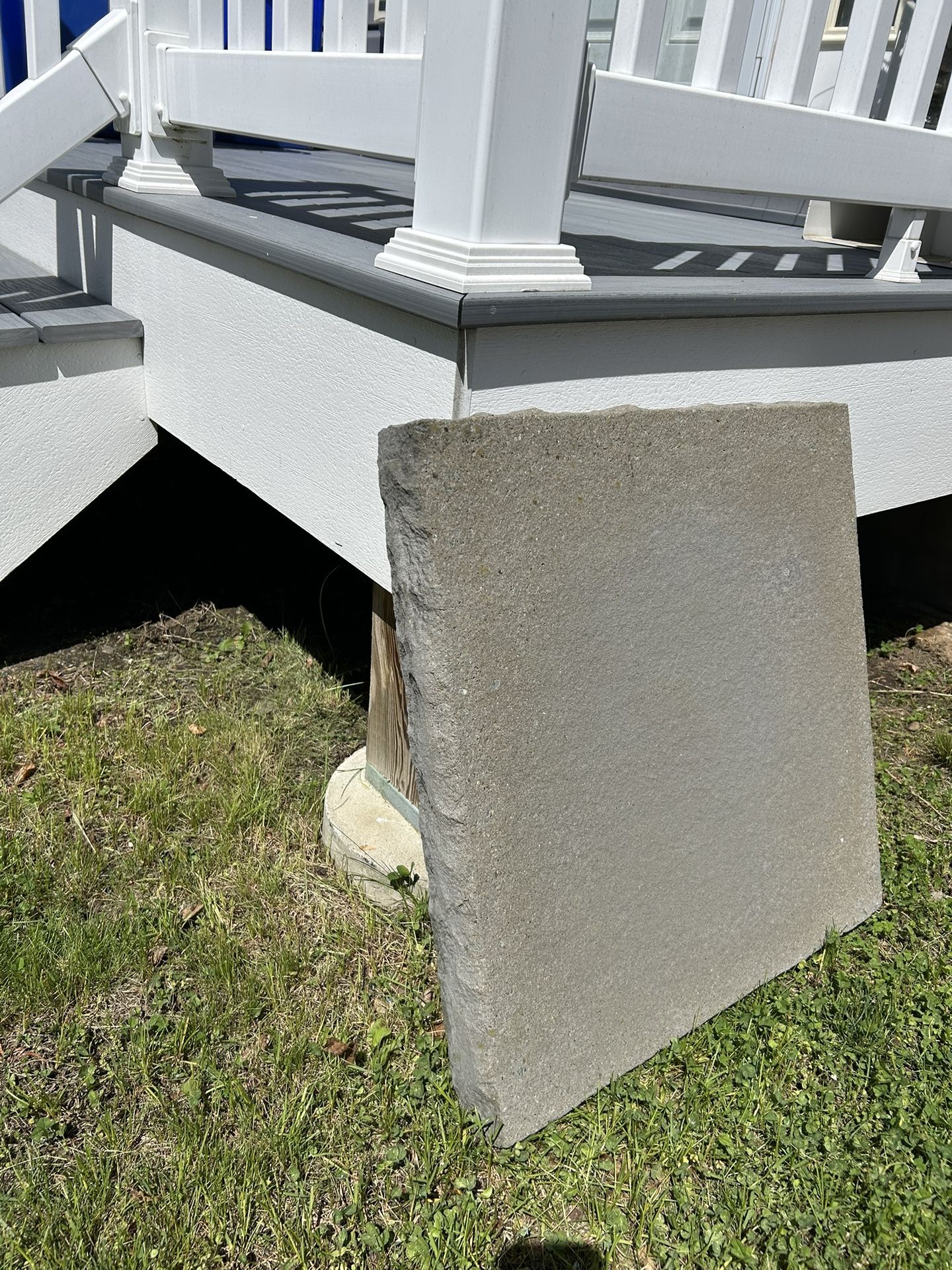 Precast Concrete Cap w/ tumbled edges
