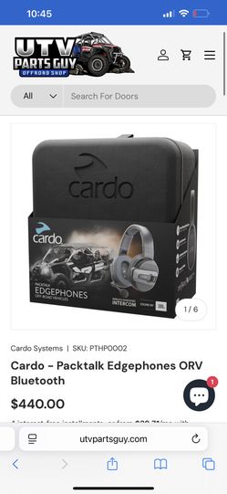 Cardo Packtalk Edgephones