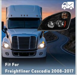 LED Headlight Assembly Fit for Freightliner Cascadia 08-17, Left
Modified Headlamp, LH Left Driver Side, 12V, DOT Approved, Waterproof, plug N play, A