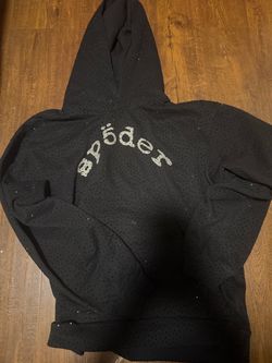 Spider hoodie rhinestone