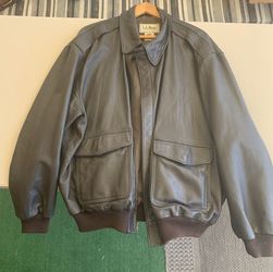 L. L. Bean Flying Tiger Leather Jacket