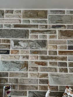 material for a natural stone veneer