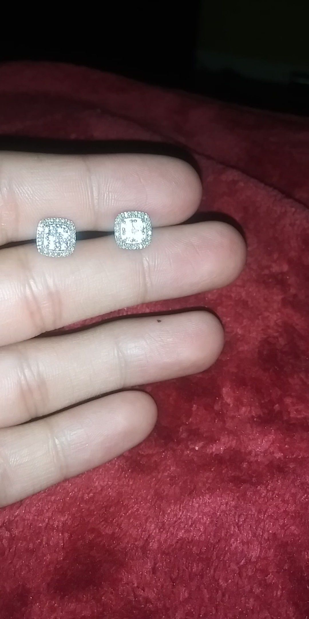 Diamond earrings (obo)