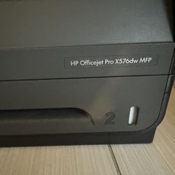 FOR SALE: HP OfficeJet Pro X576dw MFP – Powers On, Prints Blank Pages – SOLD AS-IS