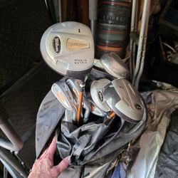 Cobra Golf Bag with Wilson clubs