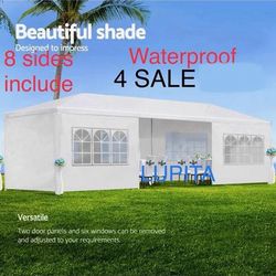 10x30 White Gazebo Wedding Party Tent Canopy  With 6 Windows & 2 Sidewalls-8(FOR SALE) Carpa