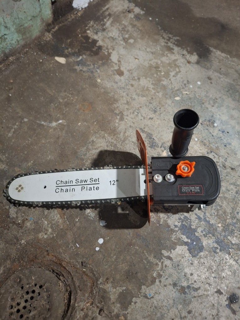 Angle Grinder Chainsaw Attachment
