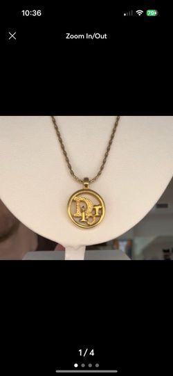 Christian Dior vintage gold Necklace