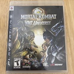 PS3 Mortal Kombat vs Dc Universe 