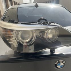 2008 - 2010 Bmw E60 L C I Headlights Oem 