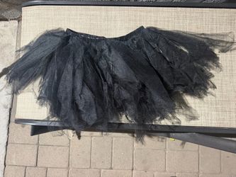 Adult Black Tulle Tutu Skirt