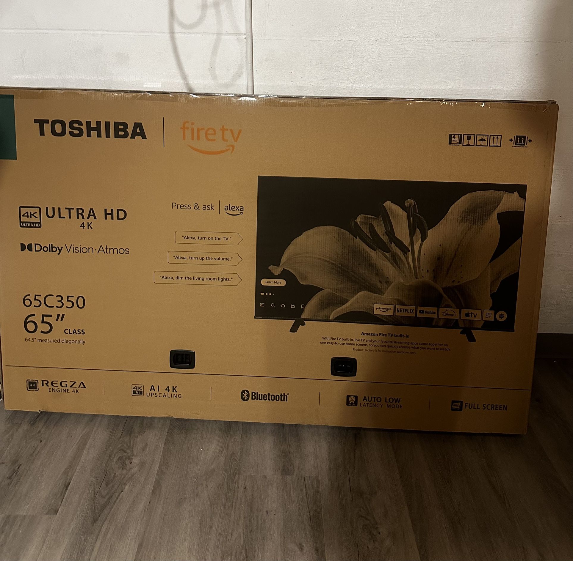 TOSHIBA 65” BRAND NEW