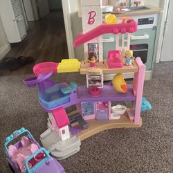 Little People Barbie House & Jeep