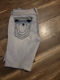 True Religion Men's Jean Shorts Size 36