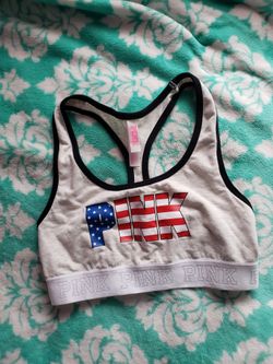 New W/o Tag Victoria's Secret Unpadded Crop Bra Racerback Size S