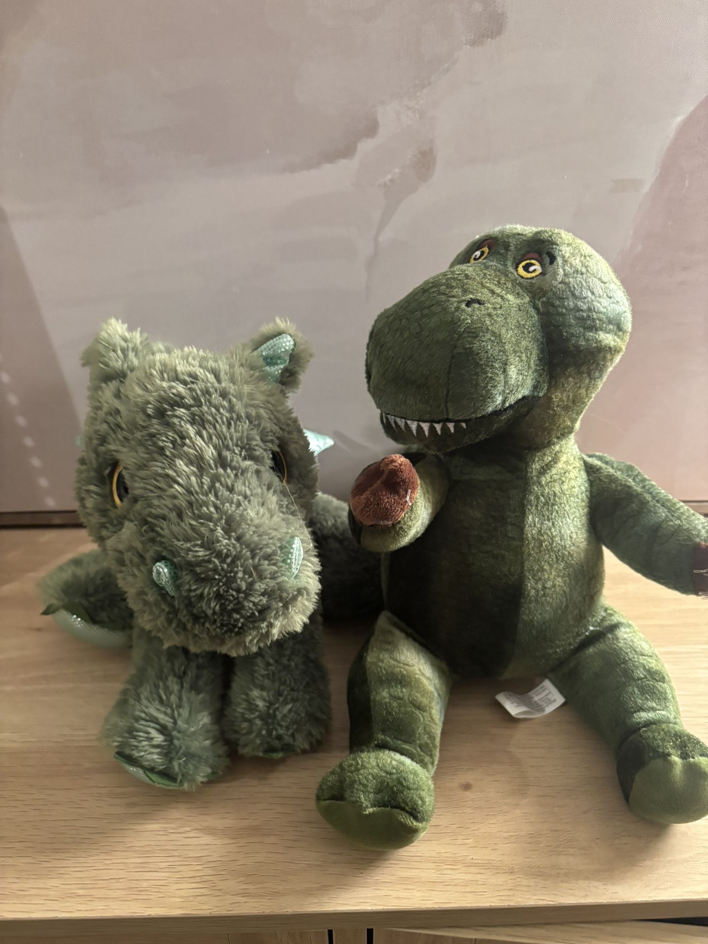 Dinosaur And Dragon Plushies