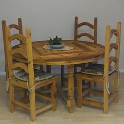 Wood Dining Set 
