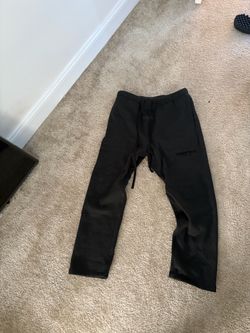 Large black essential pants