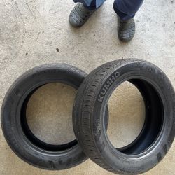 Tires/2 KUMHO(Soltus), 2 RADAR RPX900 ;  205/55R16