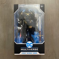 In Hand, Brand New, Never Opened McFarlane DC Multiverse Curse of the White Knight - Azrael Batman Armor - 7” Action Figure