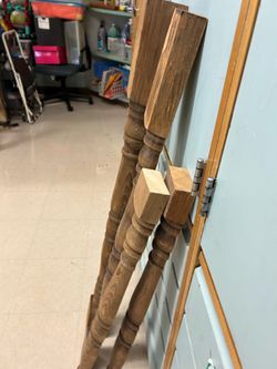 Split stair banisters