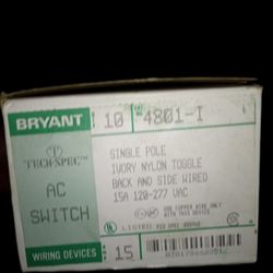 BRYANT Apagador  Color Blanco