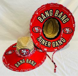 Bang Bang Niner Gang Straw Hat great Gift 🎁 order now (I also have other Teams)