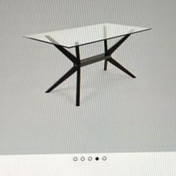 NICE GLASS DINNING (compact) TABLE 