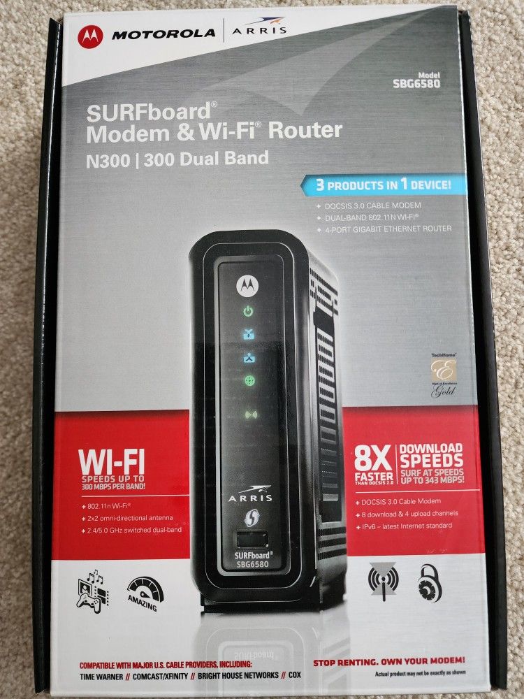 Motorola Surfboard N300 Dual Band Modem Router