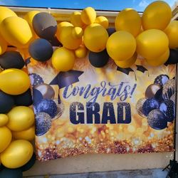 7x5 ft Graduation Backdrop/Banner 