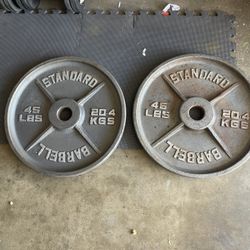 Olympic Weight Plates.    80 Dollars 
