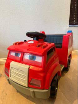 Kid Trax Real Rigs Toddler Fire Truck